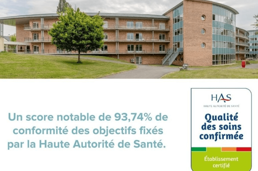 Clinalliance Villiers-sur-Orge, certifiée par la haute autorité de santé | Clinalliance SMR SSR | Villiers-sur-Orge