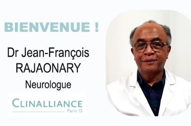 Bienvenue au Dr Jean-François Rajaonary ! | Clinalliance SMR SSR | Paris 13